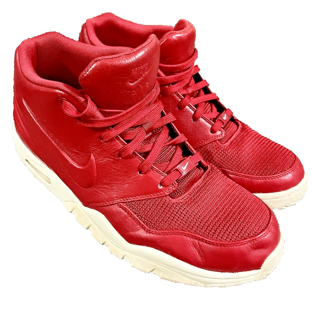 Nike Air Entertrainer Mens 11.5 Gym Red Sail Cross Training Shoes 819854-600 EUC